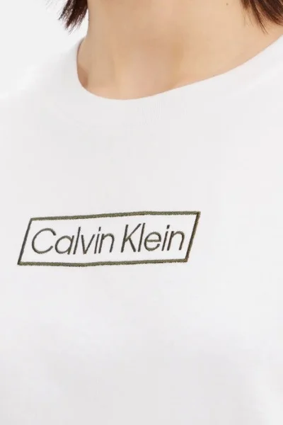 Dámský kraťasový set - HO79 0SR bílákhaki - Calvin Klein