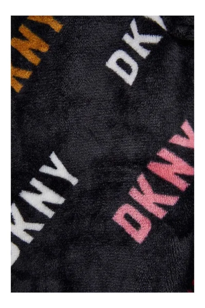 Župan DKNY s potiskem - tmavě šedý