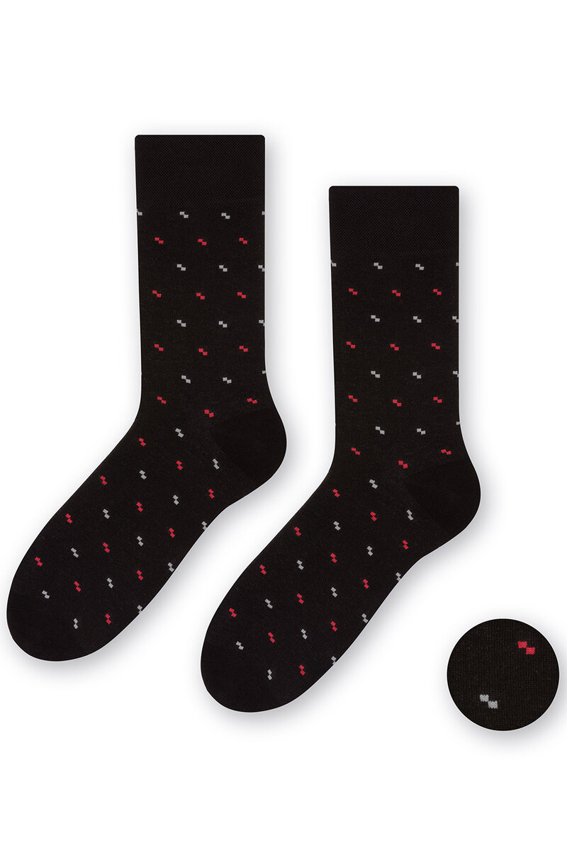 Pánské ponožky Steven - model 056-197 - černé, 45-47 i510_48814486527