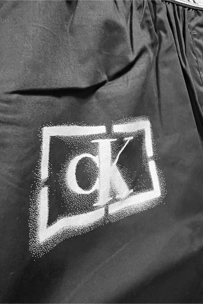 Pánské kalhoty na spaní X20W 191Q černá s potiskem - Calvin Klein