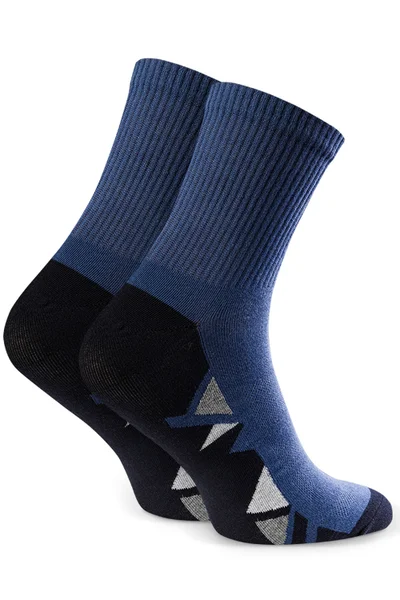 Pánské ponožky Steven v modrém provedení