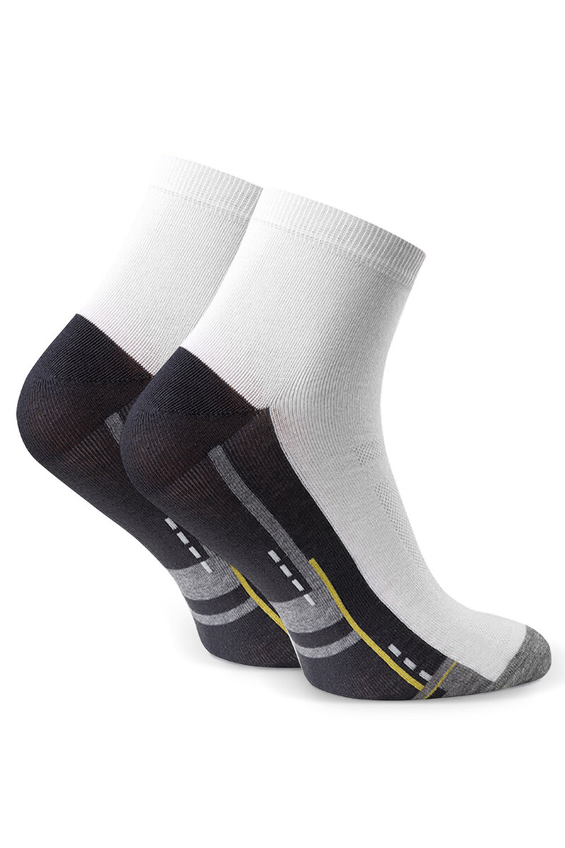 Pánské bavlněné ponožky Steven v bílé barvě, 41-43 i510_48823486548