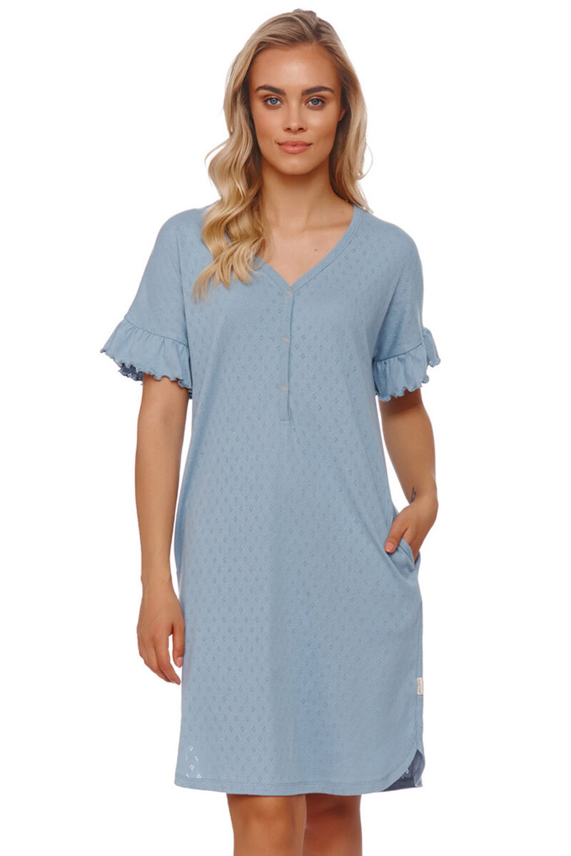 Modrá noční košile Dobranocka pro ženy, S i510_49566500172