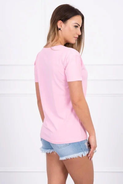 Dámská halenka s nápisy Perfect Pink K-Fashion