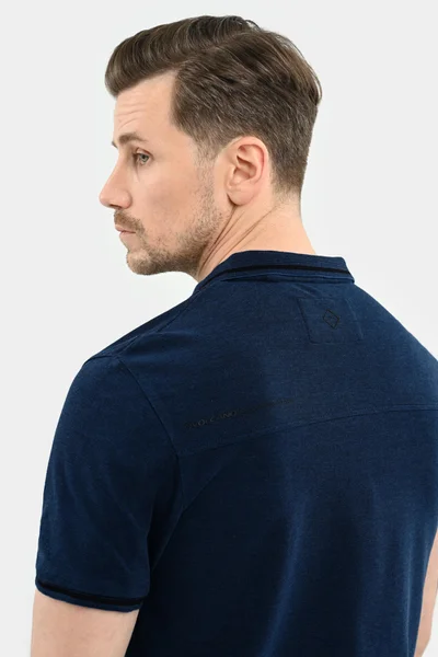 Pánské Polo Tričko Volcano Navy Blue