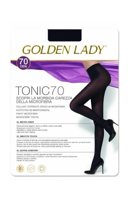 Dámské punčochové kalhoty Golden Lady Tonic JO843 den, nero/černá 5-XL i384_22543602