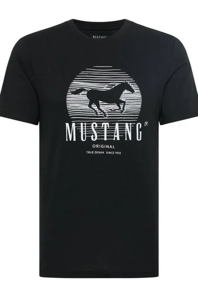 Mustang Alex C Print M - Dámské tričko s velkým potiskem