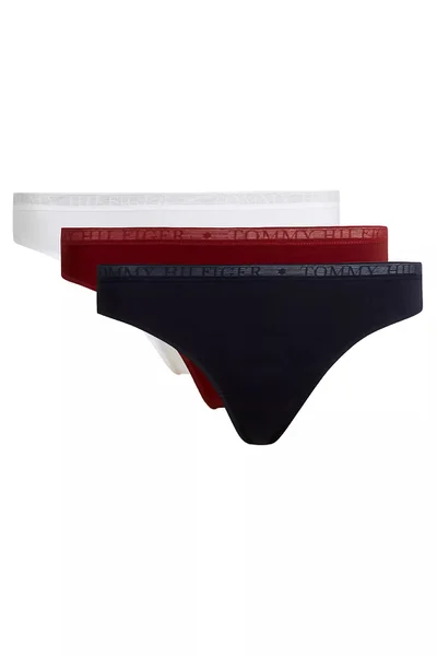 Jarní dámské balení tanga 3P (EXT SIZES) - Tommy Hilfiger (3 ks)