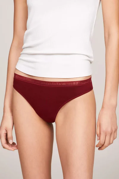 Jarní dámské balení tanga 3P (EXT SIZES) - Tommy Hilfiger (3 ks)