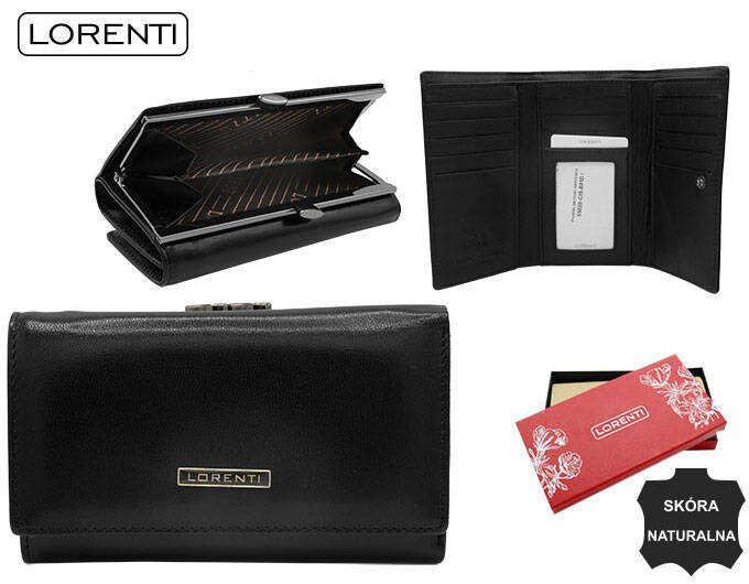 Kožená peněženka Lorenti® s RFID ochranou, jedna velikost i523_5903051123559
