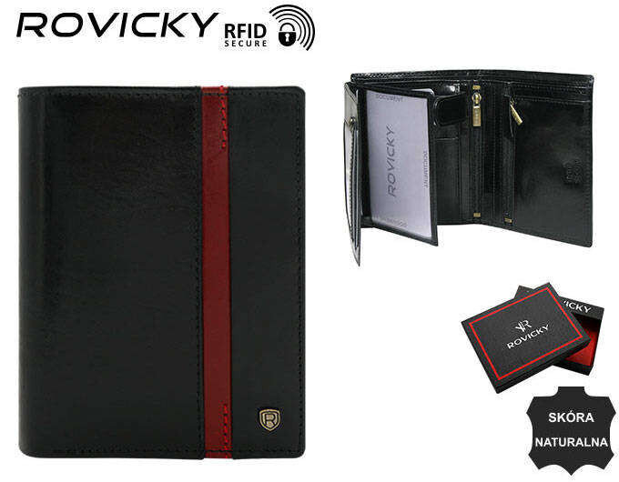 Klasická pánská peněženka Rovicky® s RFID, jedna velikost i523_5903051093074