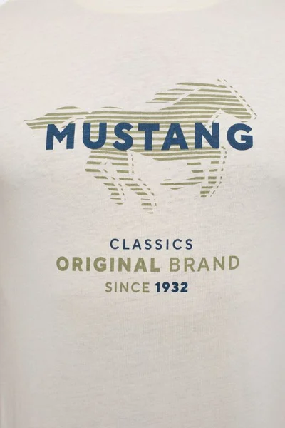 Mustang Alex C Print M - Dámské tričko s velkým potiskem