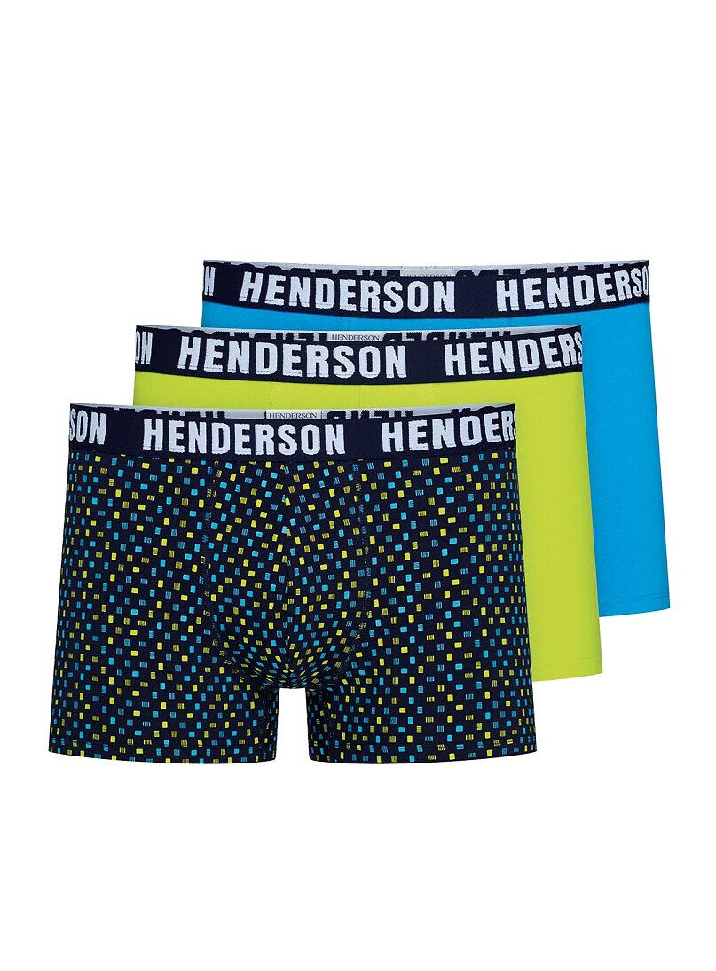 Boxerky Henderson Jet pro muže - vícebarevné - 3 ks, Vícebarevné L i384_57770674