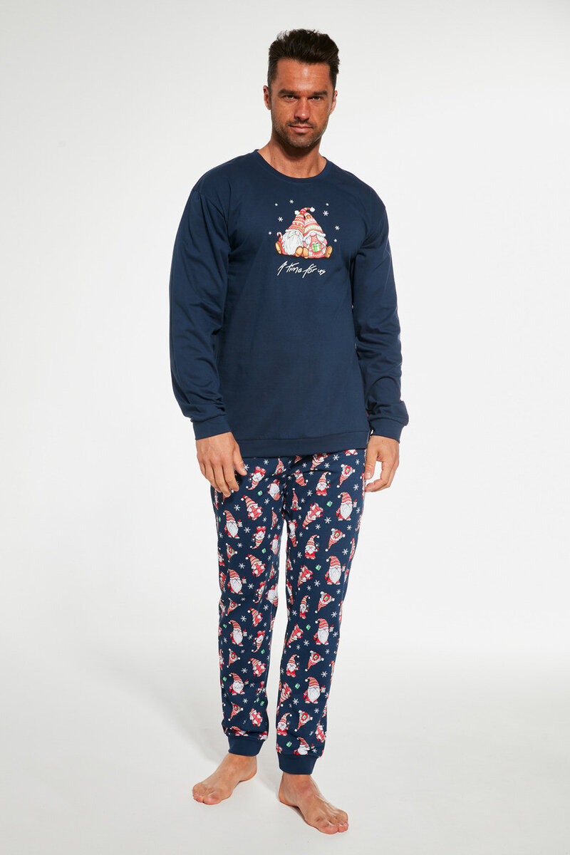 Mužské pohodlné pyžamo JEANS TIME od Cornette, JEANS XL i170_PM-115-0XL-000006-237