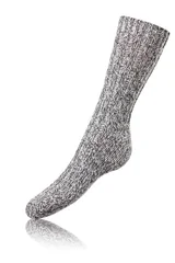 Teplé zimní ponožky Bellinda - Šedá Norský styl