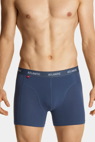 Atlantic Pánské Sportovní Boxerky Comfort - Tmavé Barvy