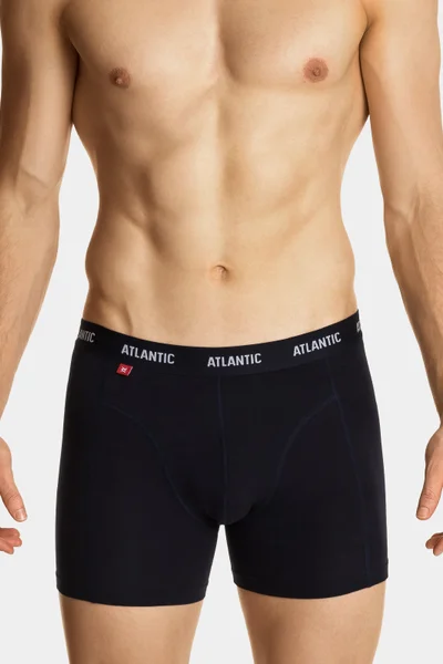 Atlantic Pánské Sportovní Boxerky Comfort - Tmavé Barvy