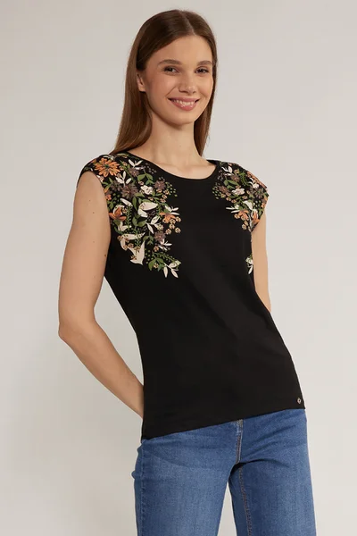 Dámské květinové tričko Monnari