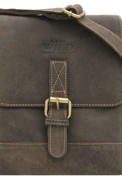 Pánská kožená taška MN 9 MH 1890 BROWN hnědá