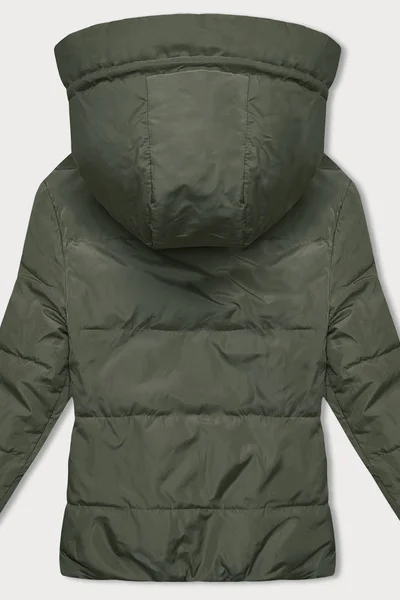 Khaki-béžová oboustranná bunda s kapucí S'WEST