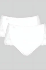 Dámské kalhotky Sloggi Pure Sense Luxe Maxi C2P bílé