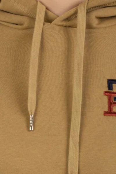 Monogramovaná dámská mikina Tommy Hilfiger hnědá