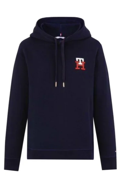 Monogramová dámská mikina Tommy Hilfiger v tmavě modré