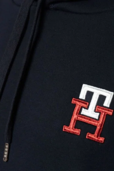 Monogramová dámská mikina Tommy Hilfiger v tmavě modré