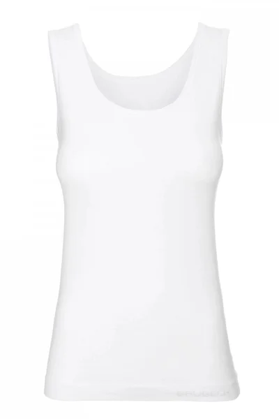 Bezešvá dámská sportovní košilka - Bílá Brubeck 00510A