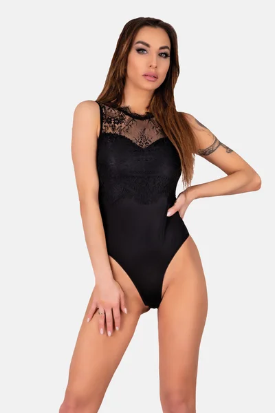 Černé Body Mudienin - LivCo Corsetti Fashion