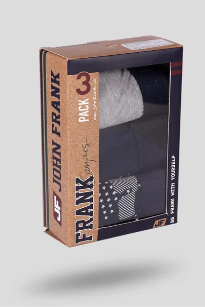 Boxerky pro muže John Frank W867B3 3PACK