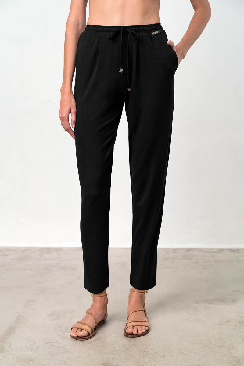Pohodlné dámské kalhoty Syrah od Vamp, black XL i512_18493_100_5