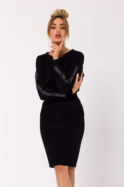 Černá tužková sukně s kapsami pro ženy - Moe