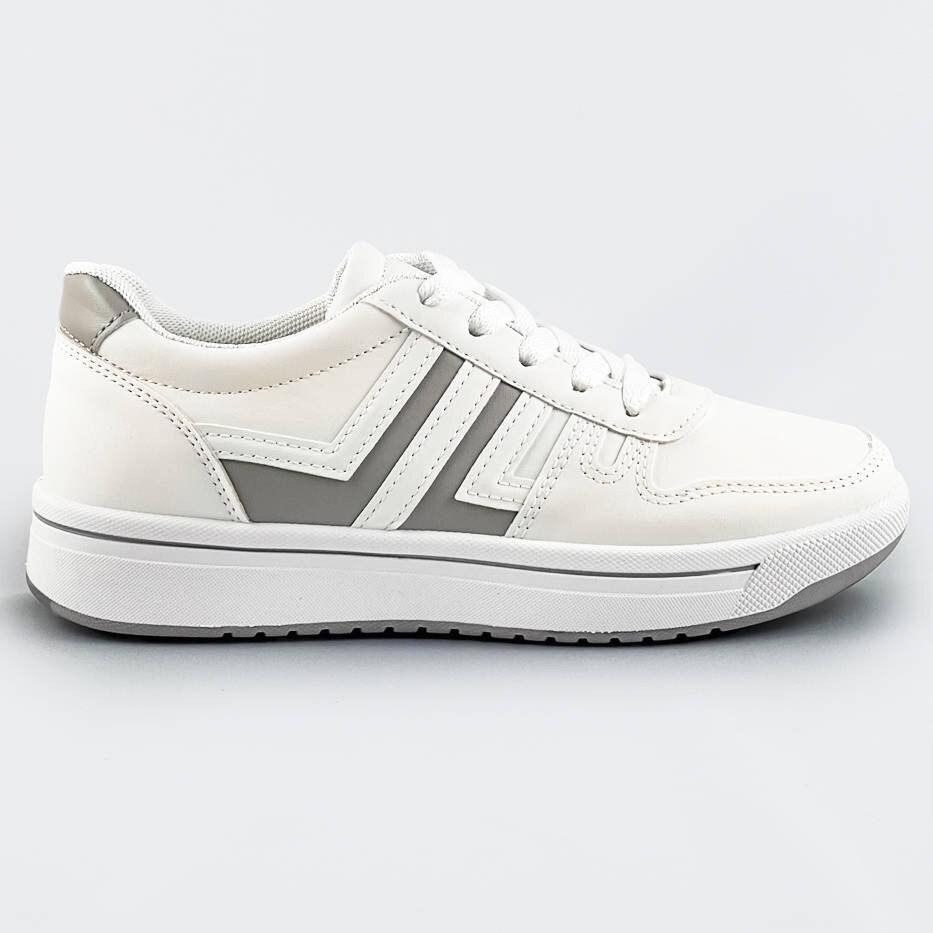 Bílo-šedé dámské sportovní boty 6TE68H Mix Feel, odcienie bieli XL (42) i392_20161-D