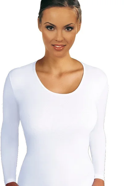 Bílá dámská košilka Emili Lena 2XL-3XL