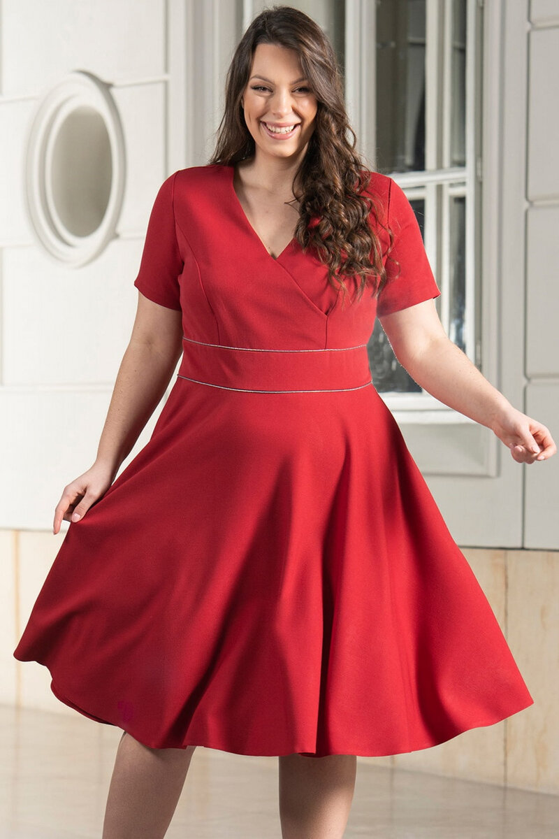 Šaty Donka - elegantní plus size kousek od značky Karko, 44 i240_178555_2:44