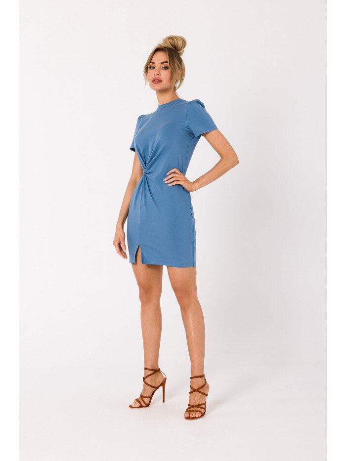 Dámské letní mini šaty - modré Moe, EU S i529_6814264859515982721