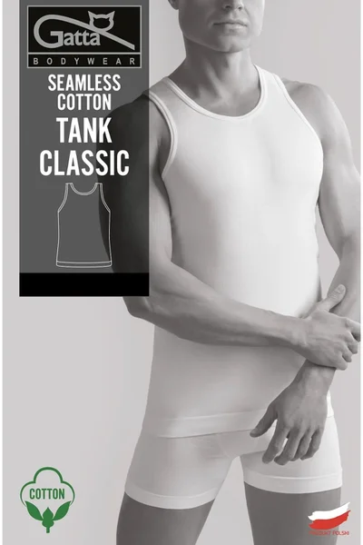 Pánský nátělník Tank classic X93P white - Gatta