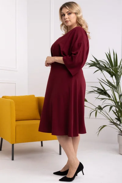 Dámské šaty plus size H1597A 50Z52 NR1 Karko