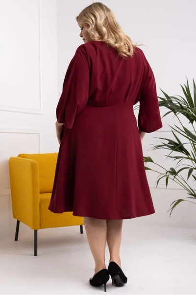 Dámské šaty plus size H1597A 50Z52 NR1 Karko