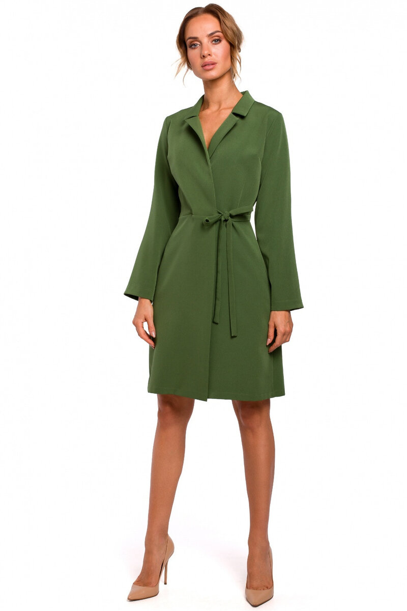 Dámské denní šaty model 88941 zelená - Moe, Zelená XL i10_P40967_1:486_2:93_