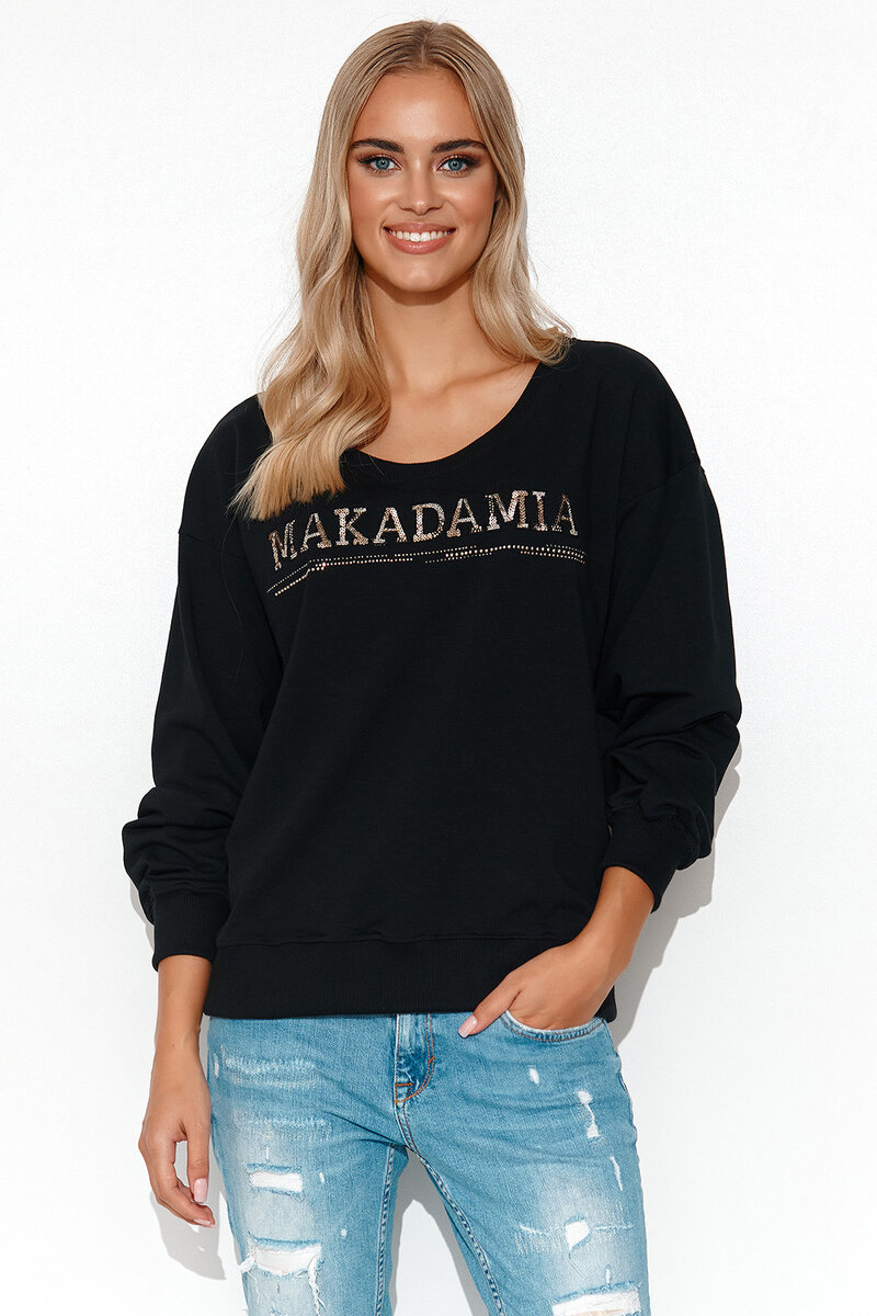 Lesklá dámská mikina Macadamia Oversize, 40/42 i240_176187_2:40/42