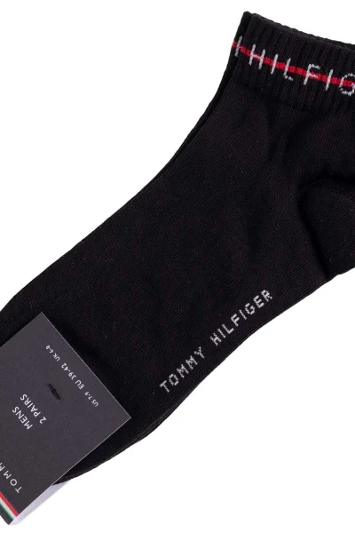 Tommy Hilfiger Pánské Černé Ponožky 2Pack