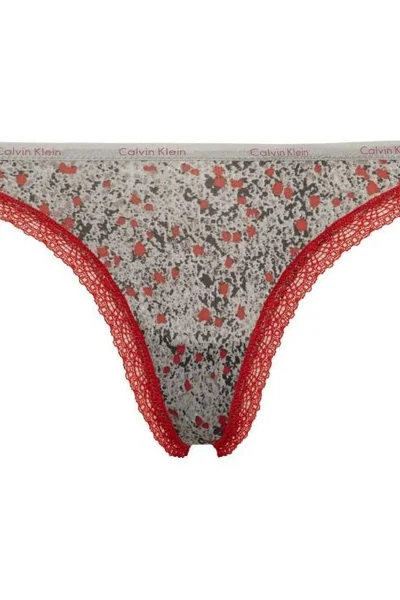 Kalhotky PQY šedočervená - Calvin Klein