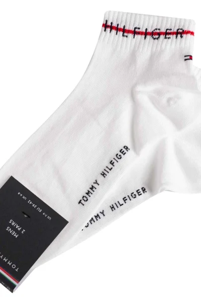 Ponožky Tommy Hilfiger 2ks Bílá