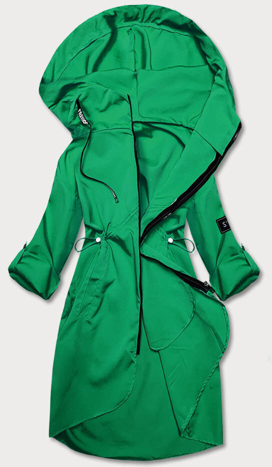 Přehozová bunda SWEST s kapucí pro ženy, odcienie zieleni XS (34) i392_21446-2