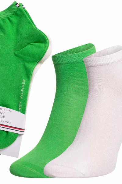 Ponožky Tommy Hilfiger Dámské Green & Ecru - 2 páry