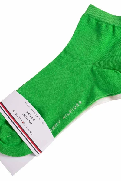 Ponožky Tommy Hilfiger Dámské Green & Ecru - 2 páry