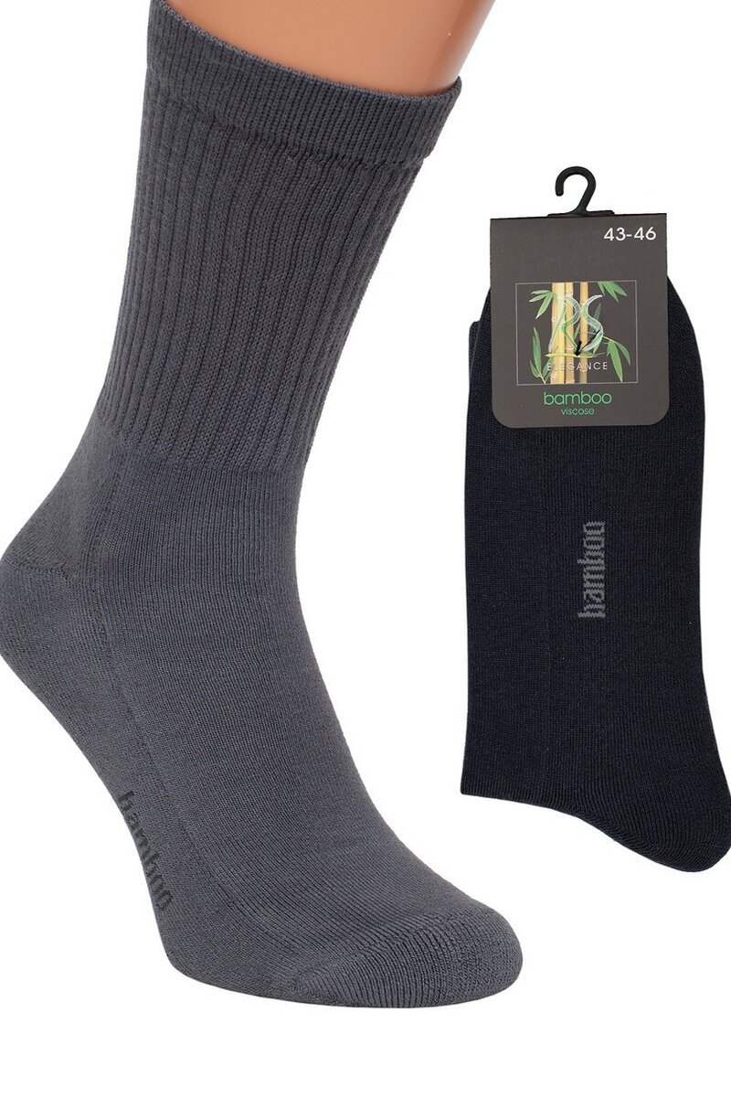 Ponožky - Bambus, polofroté Regina Socks, grafit 39-42 i170_5901752136342