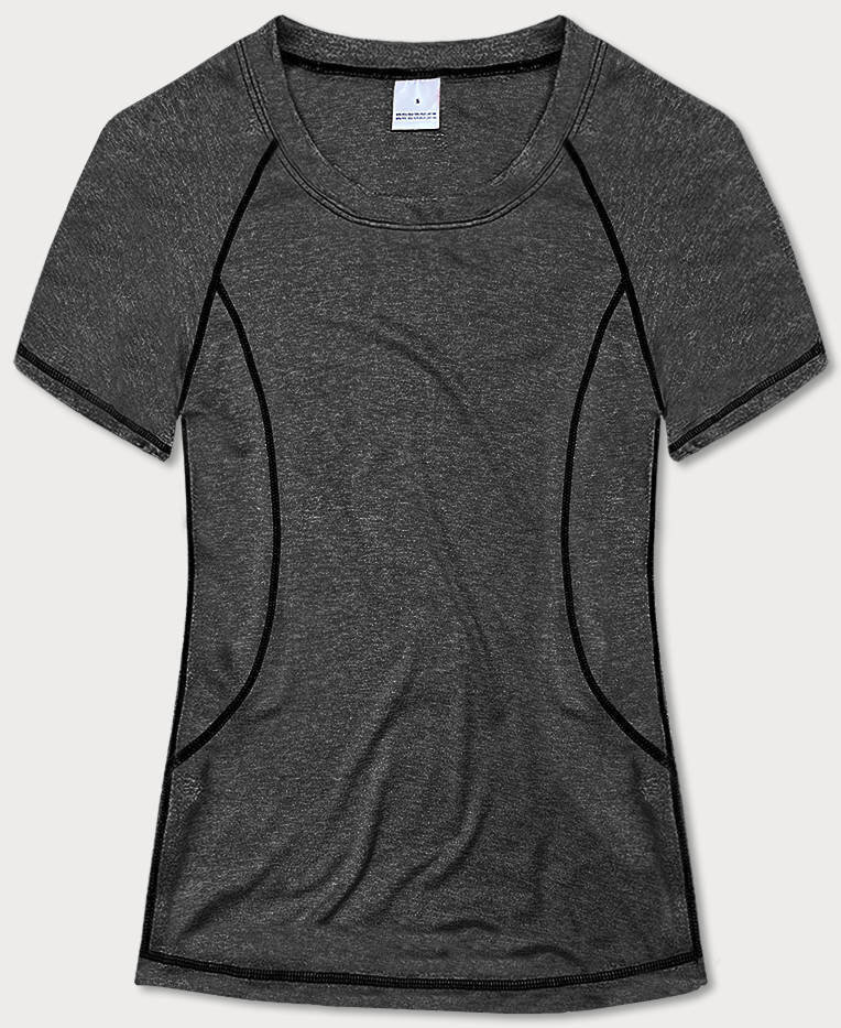 Sportovní tričko pro ženy - MADE IN ITALY - grafitová varianta, odcienie szarości L (40) i392_22138-49